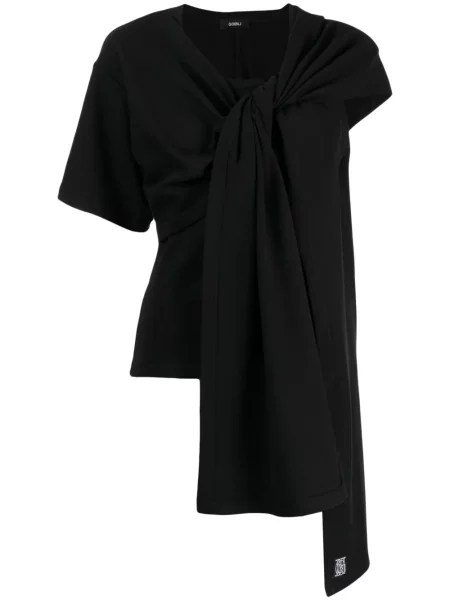 Bluzka Goen.j asymetryczna czarna