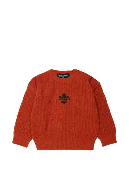 Sweter dziecięcy Dsquared2 pomarańczowy