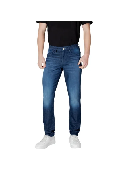 Blugi skinny Eax albastru