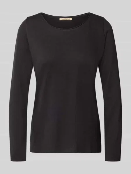 Longsleeve z okrągłym dekoltem Smith And Soul czarna