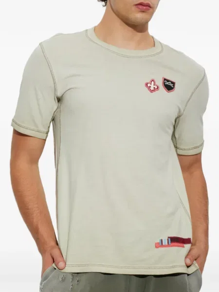 Tricou Diesel cu petice gri