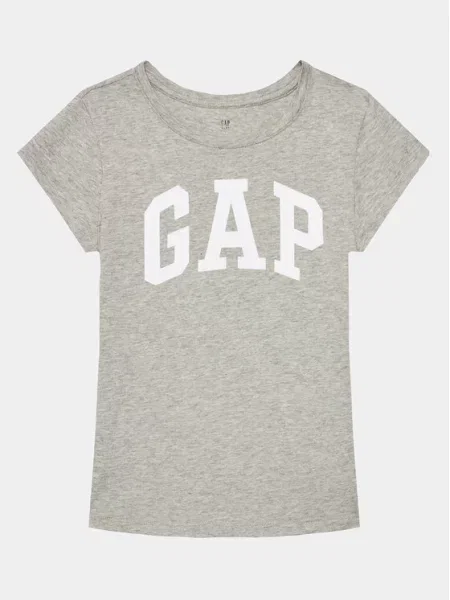 GAP Majica melange / bijela siva