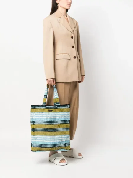 Dryžuota rankinė Lanvin mėlyna