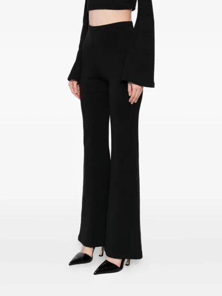 Spodnie Xenia Magera z dżerseju czarne