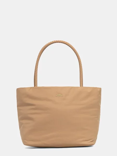 Tommy Hilfiger torebka shopper beżowa