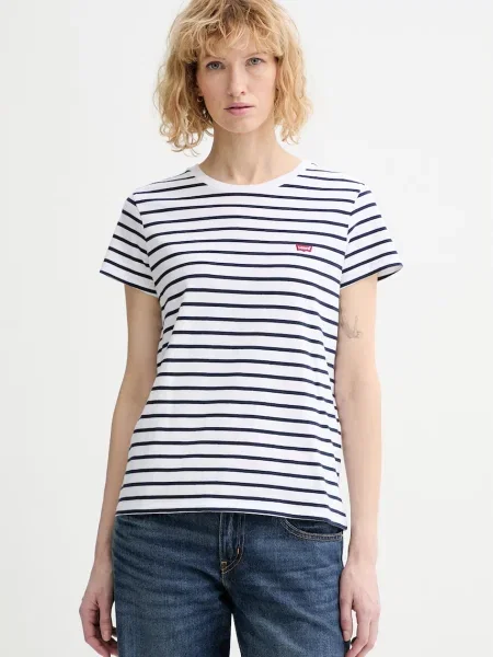 LEVI'S ® Tricou bleumarin alb