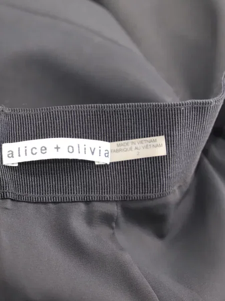 Fusta mini Alice + Olivia negru