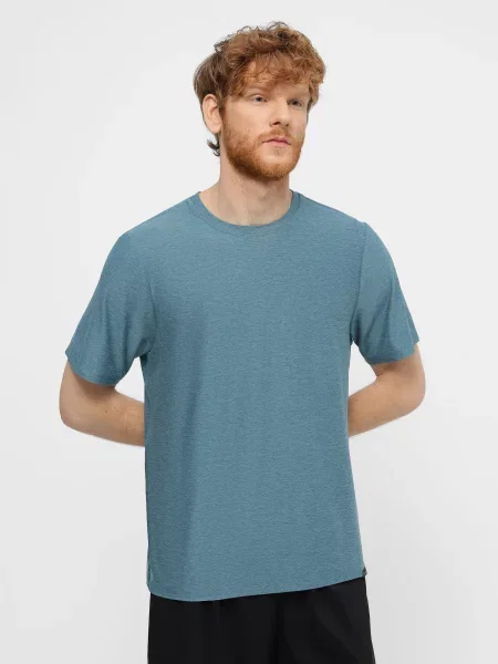 Футболка Skechers из спандекса голубая