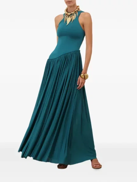 Rochie Zimmermann asimetrică albastru