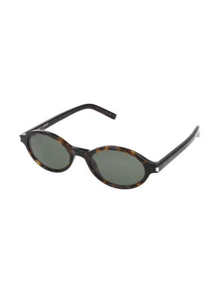 Okulary przeciwsłoneczne Saint Laurent brązowe