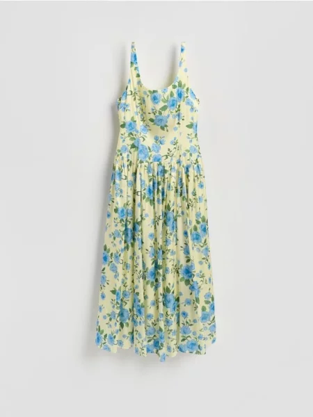 Reserved Rochie cu imprimeu floral multicolor