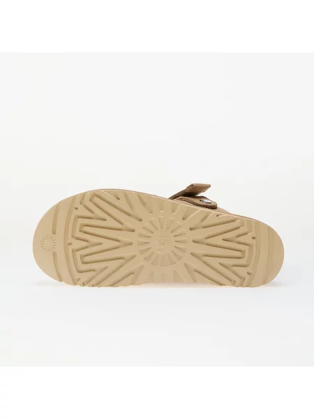 Semišové tenisky Ugg na platformě béžové