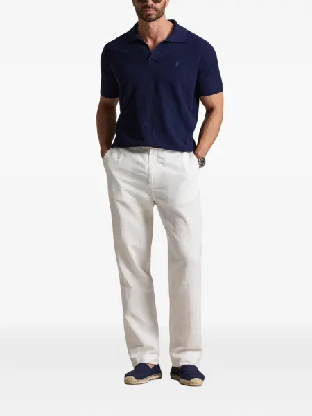 Φόρεμα Polo Ralph Lauren χωρίς τακούνι κλασική καφέ