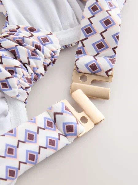 Next Bikinový top krémová / kráľovská / baklažánová / pastelovo ružová modrá