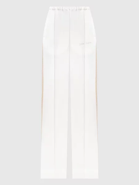 Спортивні штани з лампасами Palm Angels S білі