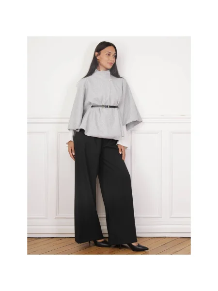 Palton La Modeuse gri