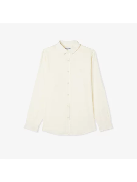 Lacoste Koszula Slim Fit biała