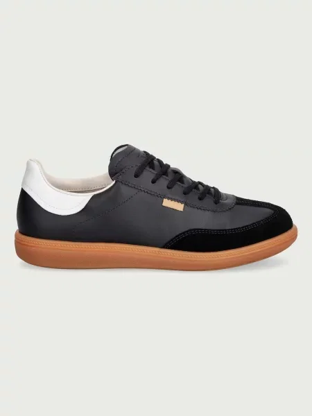 Ecco Soft 11 sportcipő női bőr fekete