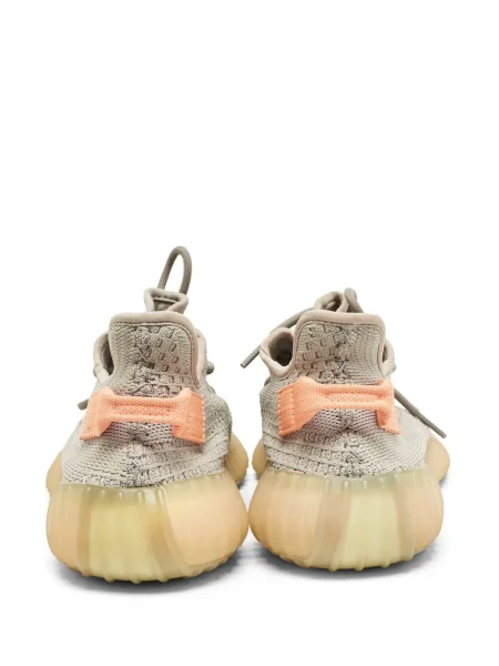 Ριγέ πλεκτά sneakers Adidas Yeezy γκρι