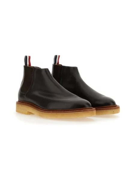 Sztyblety Thom Browne skórzane brązowe