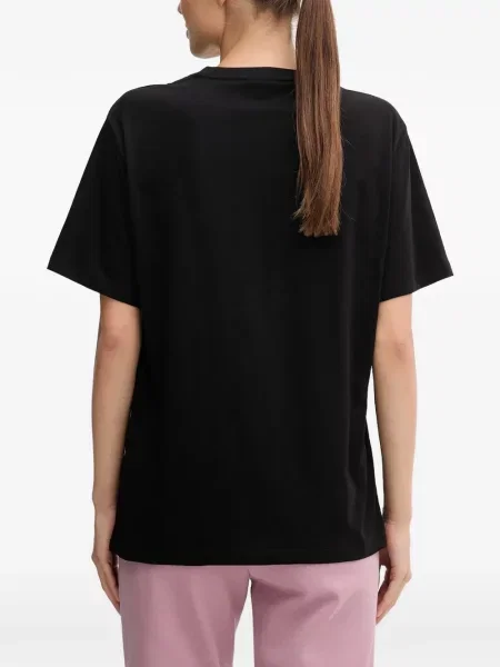 Μπλούζα Ea7 Emporio Armani από ζέρσεϋ μαύρο