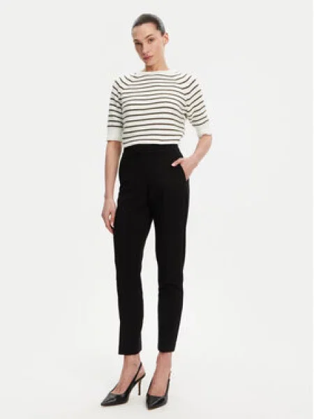 French Connection Kalhoty z materiálu Tailored Fit černá
