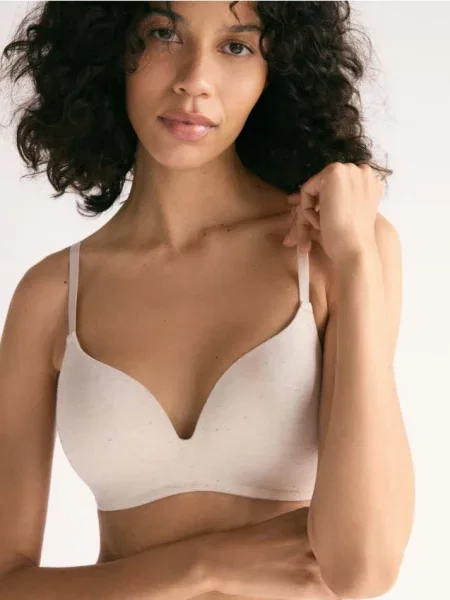 Reserved Модульований бюстгальтер 2 шт. нюдовий 