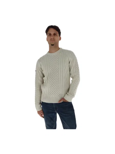 Sweter Superdry wełniany beżowy