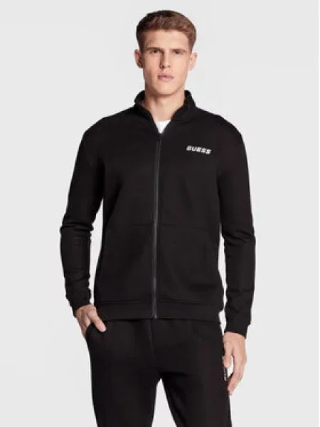 Mikina GUESS Mickey Full Sweatshirt Jet Black L černá