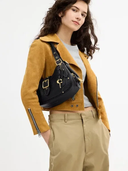 Кожаная сумка Coach