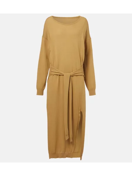 Rochie midi Lemaire până la genunchi de costum bej