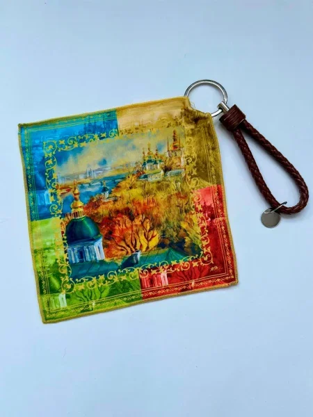 Кожаная сумка Myscarf желтая