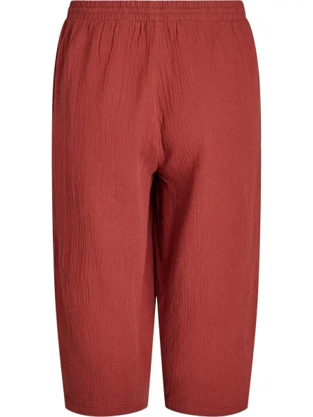 Zizzi Pantaloni Vvivu ruginiu roșu