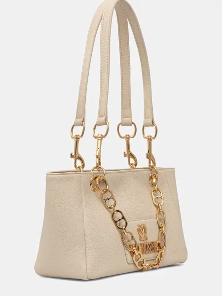 Geantă Love Moschino bej