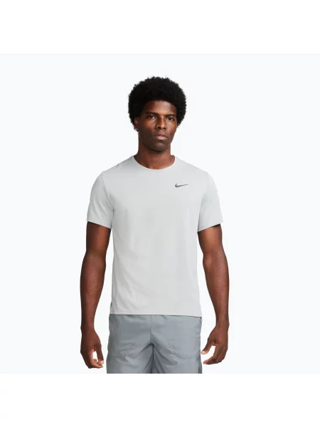 Tricou de alergare pentru bărbați Nike Miler Dri-Fit UV grey fog/particle grey gri