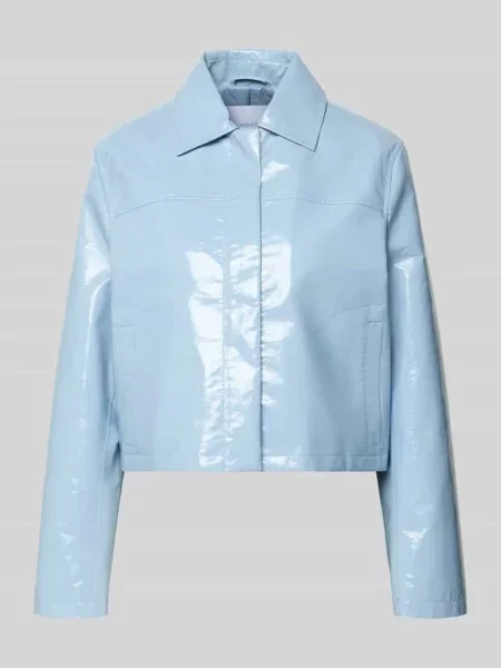 Kurtka w błyszczącym lakierowanym efekcie skóry Style Icon Collection