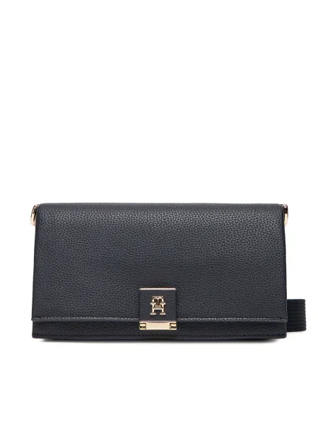 Tommy Hilfiger Дамска чанта Th Her Mini Crossover Corp тъмносин