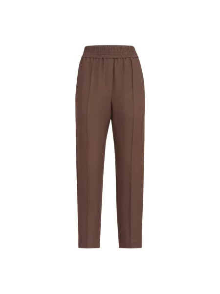 Spodnie Brunello Cucinelli brązowe