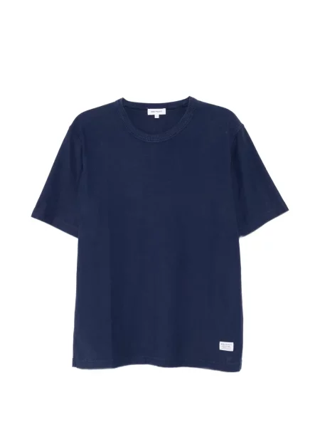 Tricou Norse Projects cu nervuri albastru