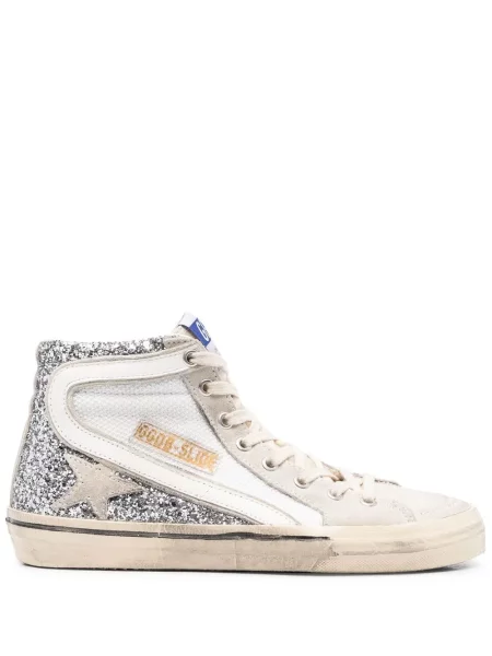 Sneakerși Golden Goose din piele auriu