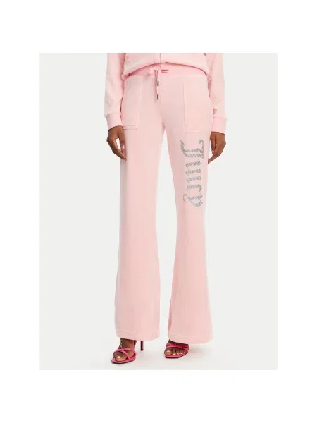Juicy Couture Παντελόνι φόρμας Layla Regular Fit ροζ