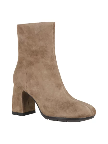 Buty do kostki Ash zamszowe brązowe