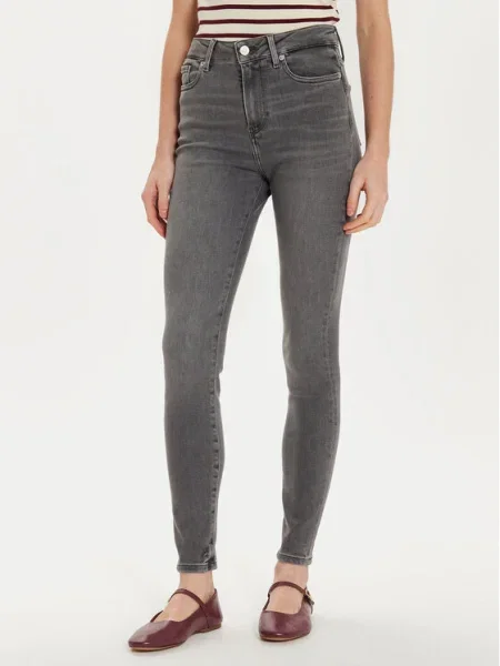 Tommy Hilfiger Blugi Harlem Skinny Fit gri