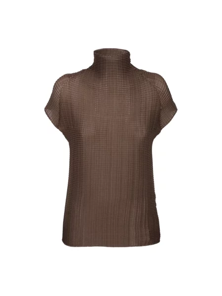 Sweter Issey Miyake plisowany zielony