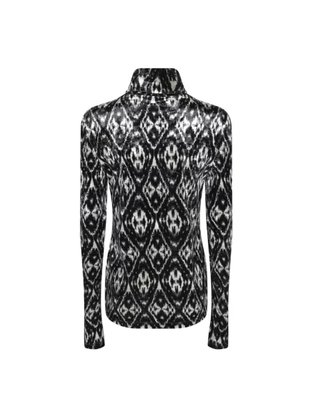 Sweter z golfem Pierre Louis Mascia czarny
