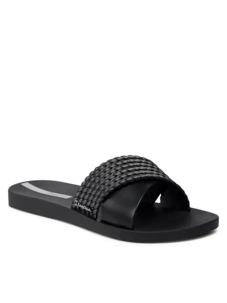 Шлепанцы Ipanema в уличном стиле черные