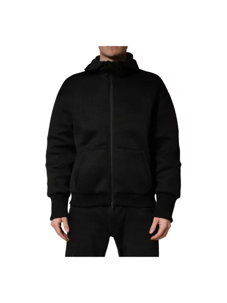 Kurtka bomber Dolce And Gabbana z kapturem czarny