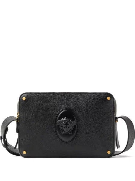 Geantă crossbody Versace din piele negru
