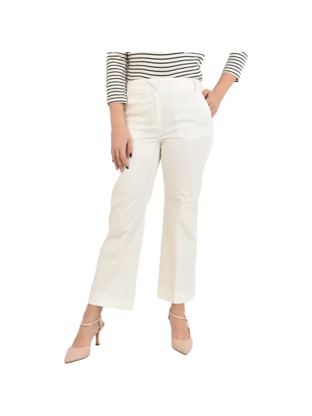 Pantaloni chino Emme Marella alb