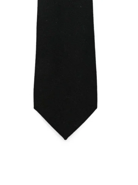 Cravată Canali de lână negru